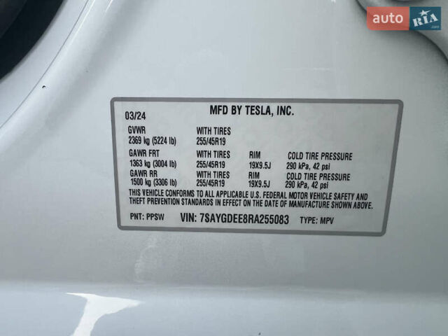 Белый Тесла Model Y, объемом двигателя 0 л и пробегом 8 тыс. км за 33000 $, фото 20 на Automoto.ua