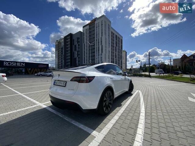 Білий Тесла Model Y, об'ємом двигуна 0 л та пробігом 11 тис. км за 34800 $, фото 12 на Automoto.ua