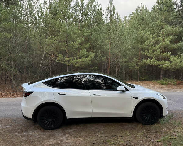 Белый Тесла Model Y, объемом двигателя 0 л и пробегом 4 тыс. км за 32700 $, фото 1 на Automoto.ua