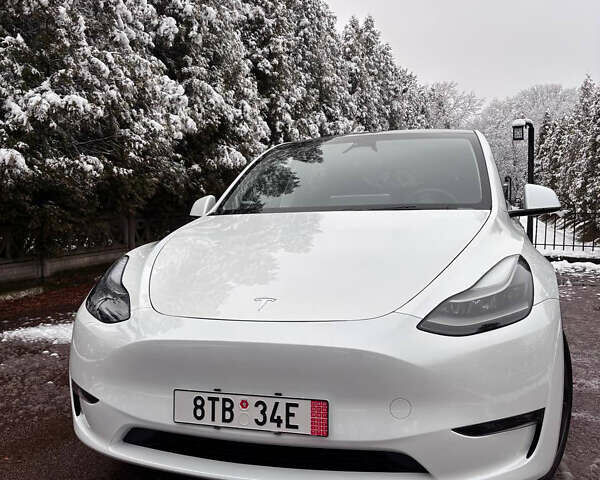 Белый Тесла Model Y, объемом двигателя 0 л и пробегом 16 тыс. км за 30999 $, фото 3 на Automoto.ua