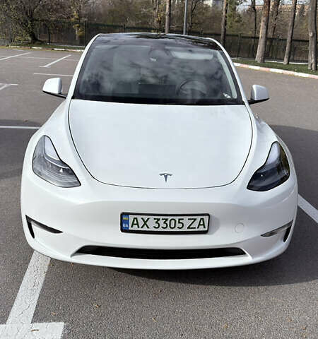 Белый Тесла Model Y, объемом двигателя 0 л и пробегом 18 тыс. км за 29000 $, фото 6 на Automoto.ua