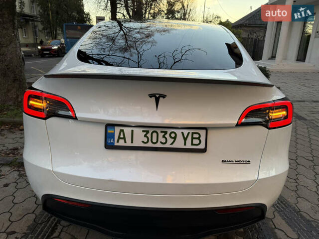 Белый Тесла Model Y, объемом двигателя 0 л и пробегом 17 тыс. км за 37500 $, фото 5 на Automoto.ua