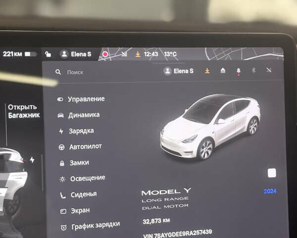 Белый Тесла Model Y, объемом двигателя 0 л и пробегом 32 тыс. км за 29500 $, фото 11 на Automoto.ua