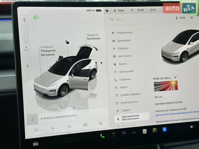 Белый Тесла Model Y, объемом двигателя 0 л и пробегом 1 тыс. км за 58999 $, фото 5 на Automoto.ua