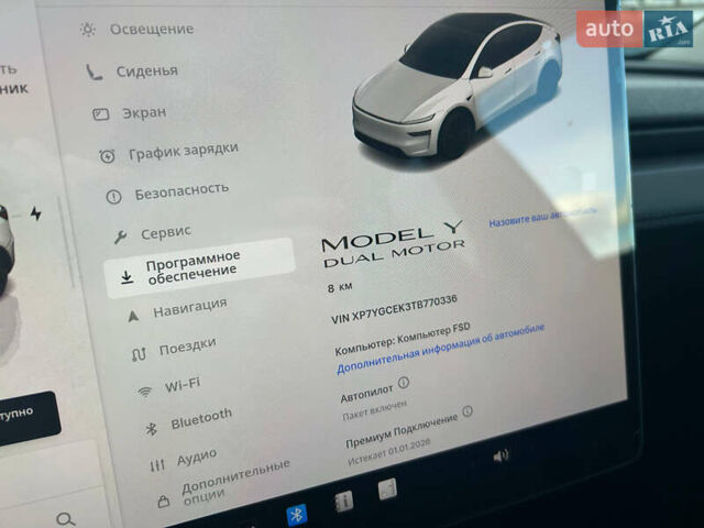 Белый Тесла Model Y, объемом двигателя 0 л и пробегом 1 тыс. км за 63500 $, фото 10 на Automoto.ua