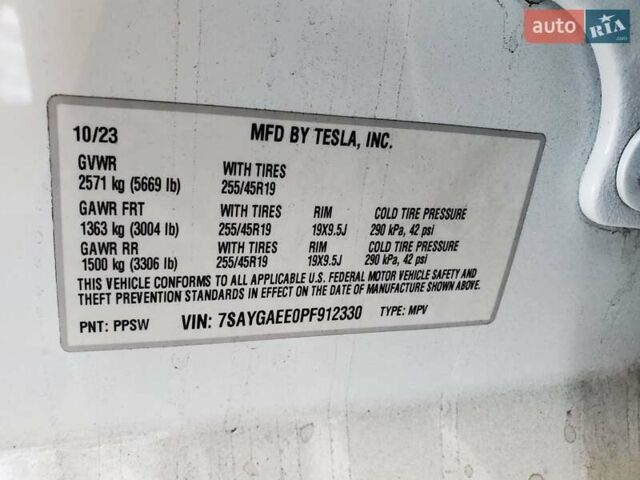 Бежевый Тесла Model Y, объемом двигателя 0 л и пробегом 50 тыс. км за 20500 $, фото 5 на Automoto.ua