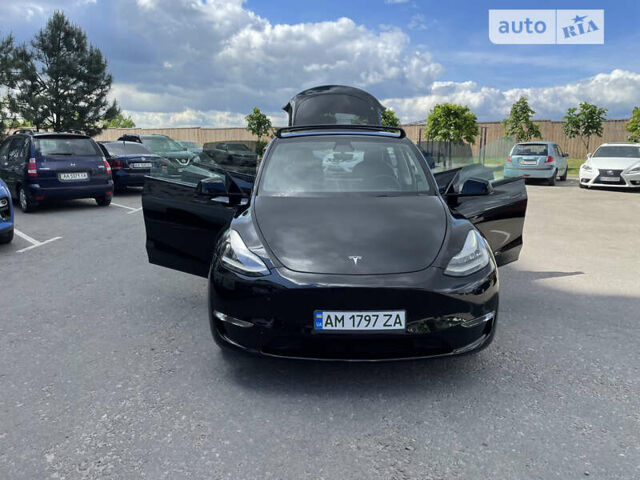 Черный Тесла Model Y, объемом двигателя 0 л и пробегом 45 тыс. км за 30900 $, фото 23 на Automoto.ua