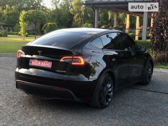 Чорний Тесла Model Y, об'ємом двигуна 0 л та пробігом 73 тис. км за 29499 $, фото 109 на Automoto.ua