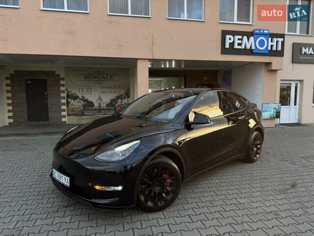 Черный Тесла Model Y, объемом двигателя 0 л и пробегом 149 тыс. км за 20600 $, фото 1 на Automoto.ua