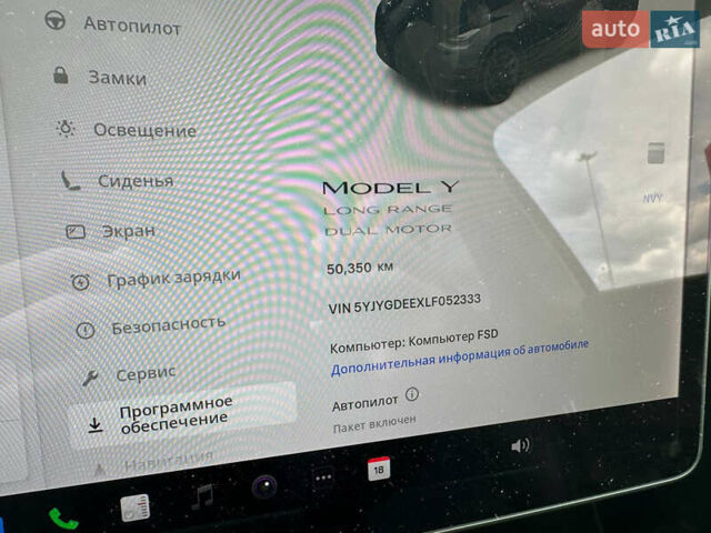 Черный Тесла Model Y, объемом двигателя 0 л и пробегом 49 тыс. км за 19900 $, фото 13 на Automoto.ua