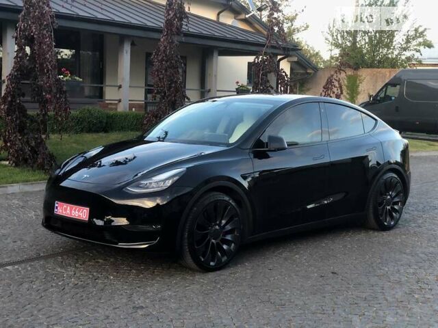 Чорний Тесла Model Y, об'ємом двигуна 0 л та пробігом 73 тис. км за 29499 $, фото 113 на Automoto.ua