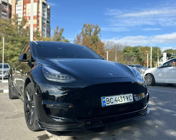 Тесла Model Y 2020 в Днепре (Днепропетровске) на Automoto.ua Черный Тесла Model Y, объемом двигателя 0 л и пробегом 81 тыс. км за 23800 $, фото 4 на Automoto.ua