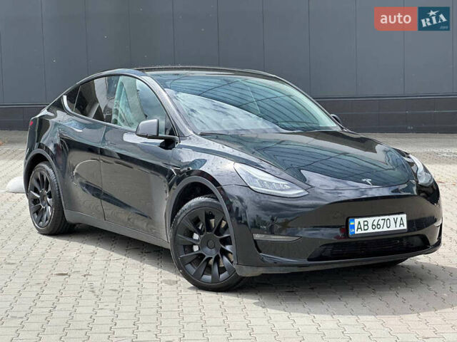 Черный Тесла Model Y, объемом двигателя 0 л и пробегом 49 тыс. км за 19900 $, фото 1 на Automoto.ua
