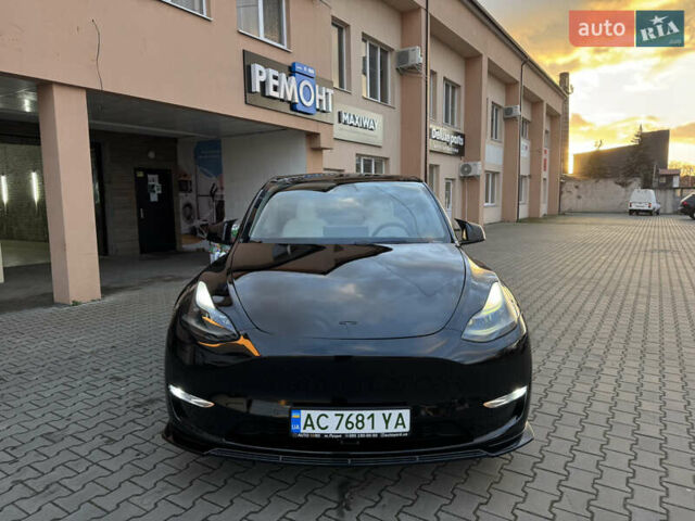 Черный Тесла Model Y, объемом двигателя 0 л и пробегом 149 тыс. км за 20600 $, фото 5 на Automoto.ua