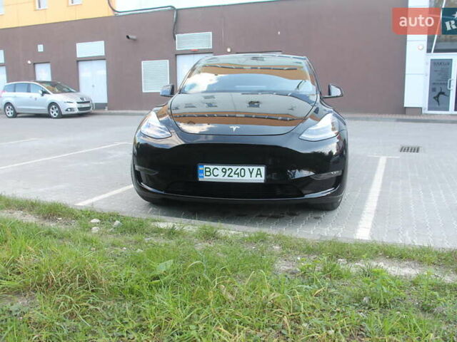 Черный Тесла Model Y, объемом двигателя 0 л и пробегом 56 тыс. км за 27499 $, фото 1 на Automoto.ua