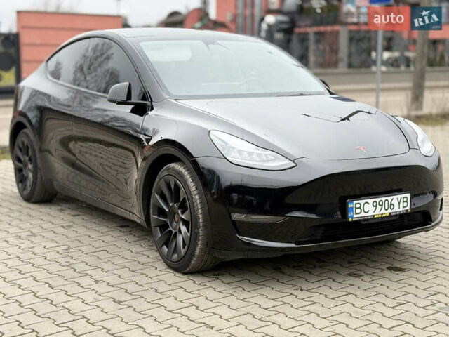 Черный Тесла Model Y, объемом двигателя 0 л и пробегом 55 тыс. км за 26300 $, фото 5 на Automoto.ua