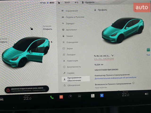 Черный Тесла Model Y, объемом двигателя 0 л и пробегом 10 тыс. км за 29400 $, фото 17 на Automoto.ua