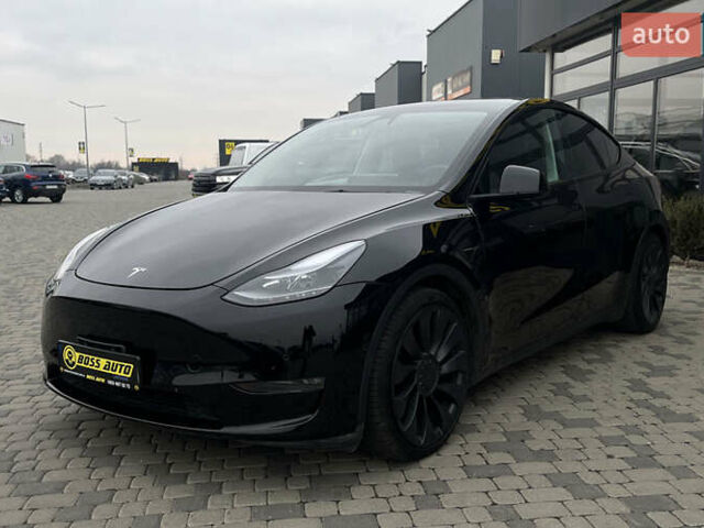 Черный Тесла Model Y, объемом двигателя 0 л и пробегом 10 тыс. км за 29400 $, фото 2 на Automoto.ua