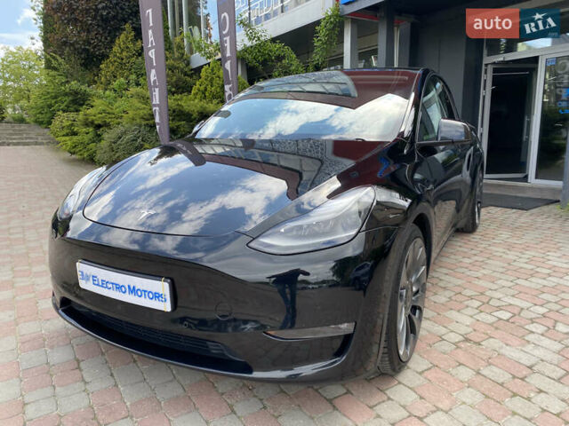 Черный Тесла Model Y, объемом двигателя 0 л и пробегом 74 тыс. км за 27699 $, фото 1 на Automoto.ua