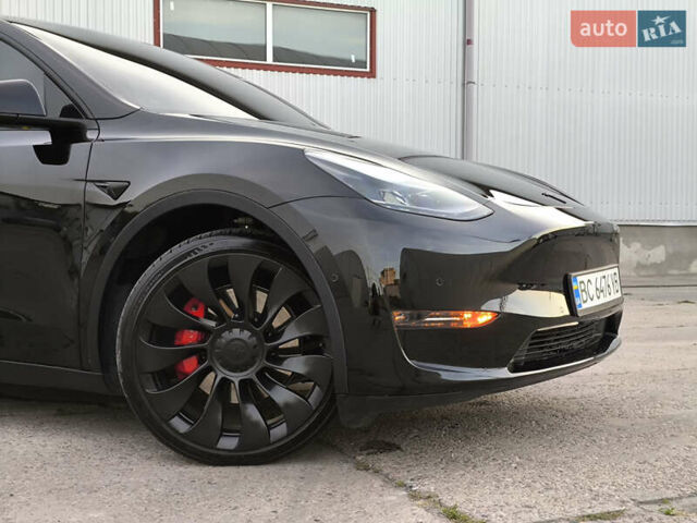 Черный Тесла Model Y, объемом двигателя 0 л и пробегом 57 тыс. км за 23950 $, фото 4 на Automoto.ua