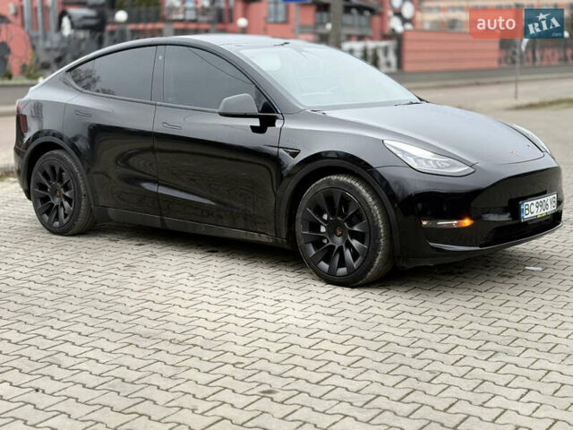 Черный Тесла Model Y, объемом двигателя 0 л и пробегом 55 тыс. км за 26300 $, фото 4 на Automoto.ua