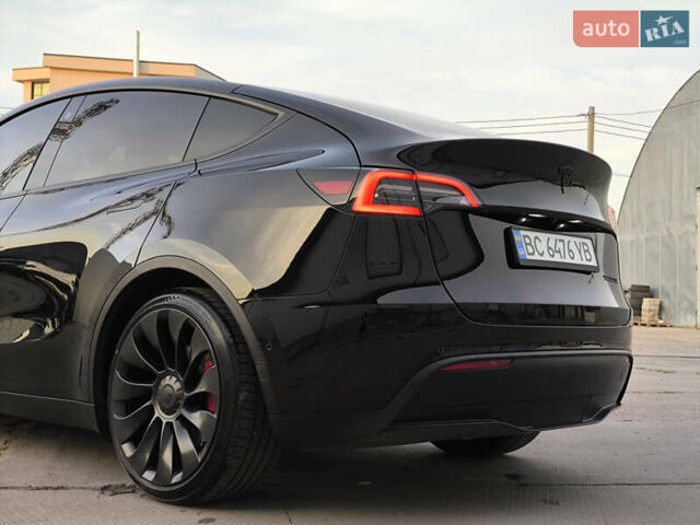 Черный Тесла Model Y, объемом двигателя 0 л и пробегом 57 тыс. км за 23950 $, фото 7 на Automoto.ua