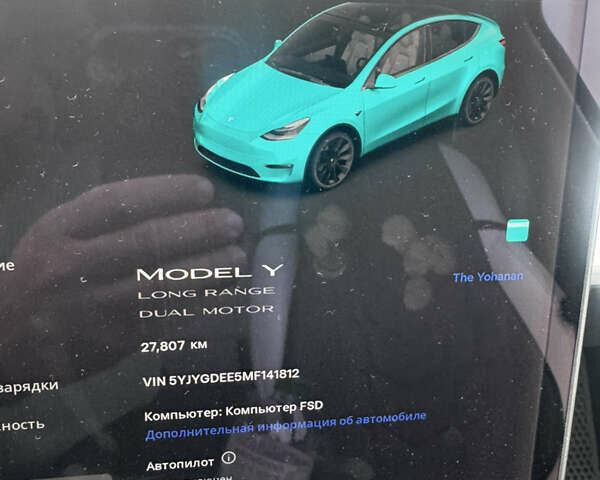 Черный Тесла Model Y, объемом двигателя 0 л и пробегом 28 тыс. км за 24500 $, фото 7 на Automoto.ua