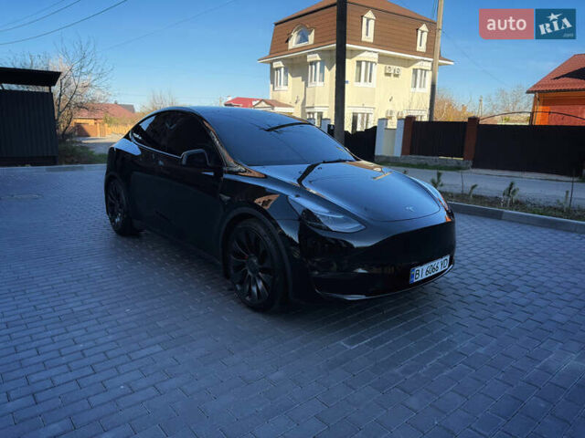 Черный Тесла Model Y, объемом двигателя 0 л и пробегом 68 тыс. км за 28500 $, фото 138 на Automoto.ua