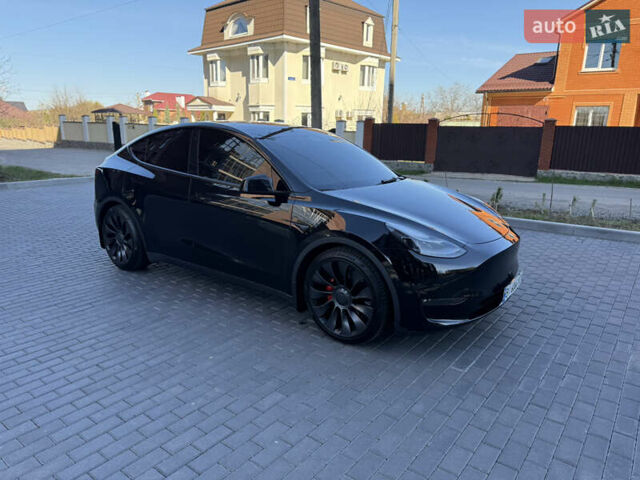 Черный Тесла Model Y, объемом двигателя 0 л и пробегом 68 тыс. км за 28500 $, фото 69 на Automoto.ua