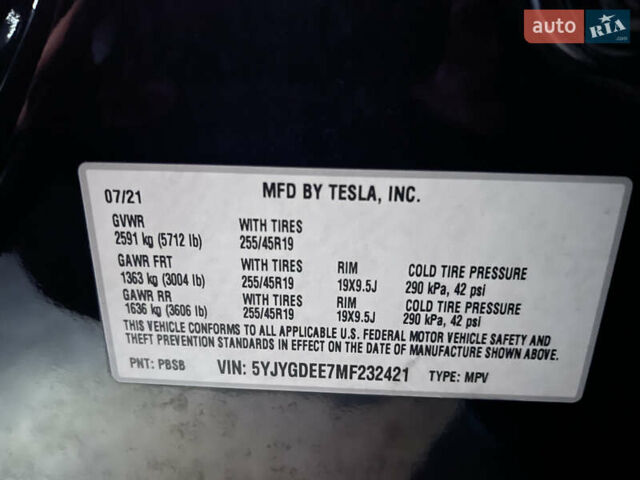 Чорний Тесла Model Y, об'ємом двигуна 0 л та пробігом 116 тис. км за 21800 $, фото 62 на Automoto.ua