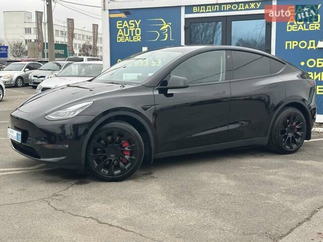 Черный Тесла Model Y, объемом двигателя 0 л и пробегом 127 тыс. км за 26990 $, фото 8 на Automoto.ua