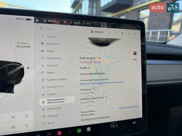 Черный Тесла Model Y, объемом двигателя 0 л и пробегом 68 тыс. км за 28500 $, фото 112 на Automoto.ua