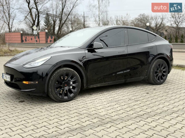 Черный Тесла Model Y, объемом двигателя 0 л и пробегом 55 тыс. км за 26300 $, фото 6 на Automoto.ua