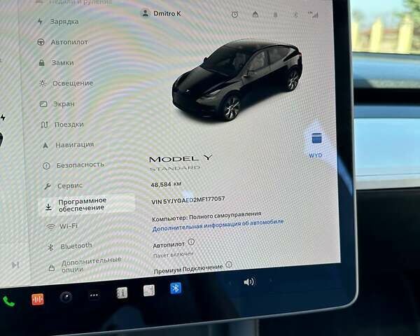 Черный Тесла Model Y, объемом двигателя 0 л и пробегом 53 тыс. км за 24000 $, фото 18 на Automoto.ua