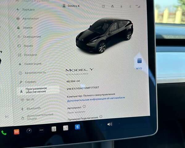 Черный Тесла Model Y, объемом двигателя 0 л и пробегом 53 тыс. км за 28500 $, фото 18 на Automoto.ua