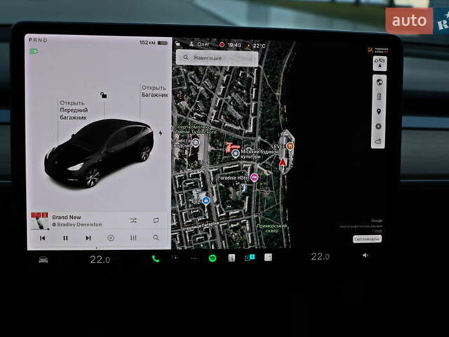 Черный Тесла Model Y, объемом двигателя 0 л и пробегом 60 тыс. км за 23555 $, фото 19 на Automoto.ua