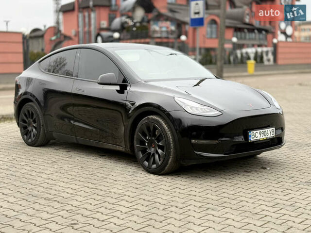 Черный Тесла Model Y, объемом двигателя 0 л и пробегом 55 тыс. км за 26300 $, фото 3 на Automoto.ua