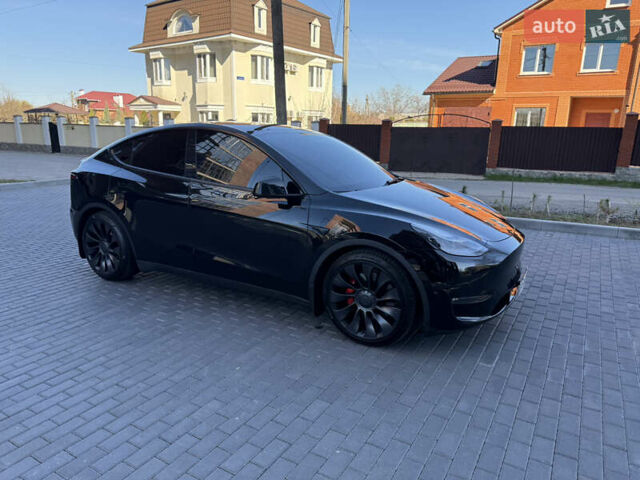 Черный Тесла Model Y, объемом двигателя 0 л и пробегом 68 тыс. км за 28500 $, фото 68 на Automoto.ua