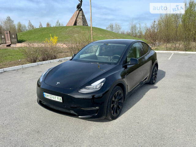 Черный Тесла Model Y, объемом двигателя 0 л и пробегом 55 тыс. км за 32900 $, фото 12 на Automoto.ua