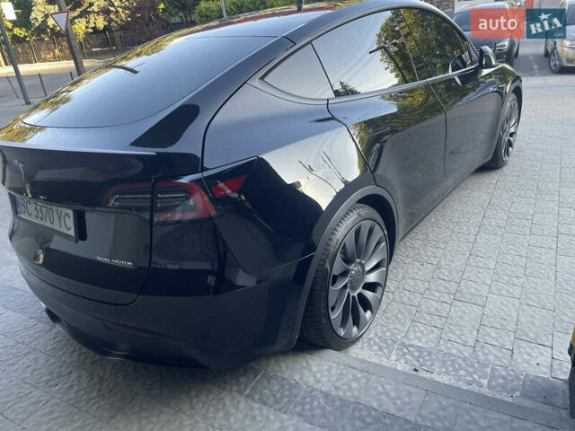 Черный Тесла Model Y, объемом двигателя 0 л и пробегом 77 тыс. км за 22700 $, фото 8 на Automoto.ua