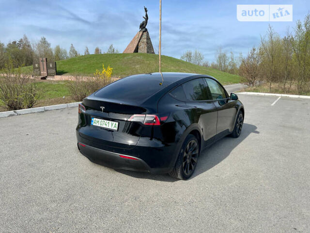 Черный Тесла Model Y, объемом двигателя 0 л и пробегом 55 тыс. км за 32900 $, фото 17 на Automoto.ua