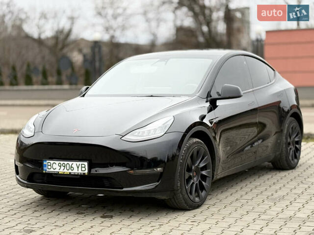 Черный Тесла Model Y, объемом двигателя 0 л и пробегом 55 тыс. км за 26300 $, фото 1 на Automoto.ua