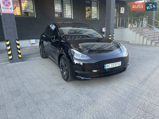 Черный Тесла Model Y, объемом двигателя 0 л и пробегом 77 тыс. км за 22700 $, фото 1 на Automoto.ua