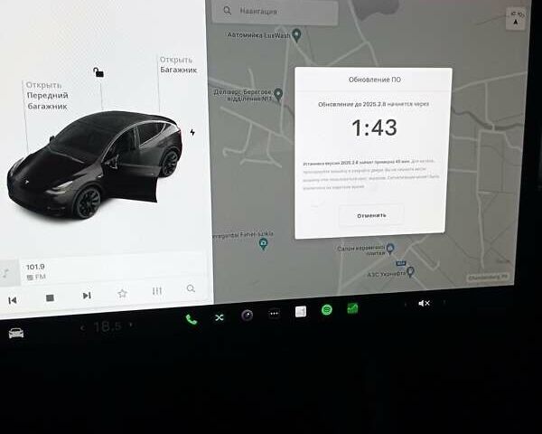 Черный Тесла Model Y, объемом двигателя 0 л и пробегом 47 тыс. км за 21500 $, фото 15 на Automoto.ua