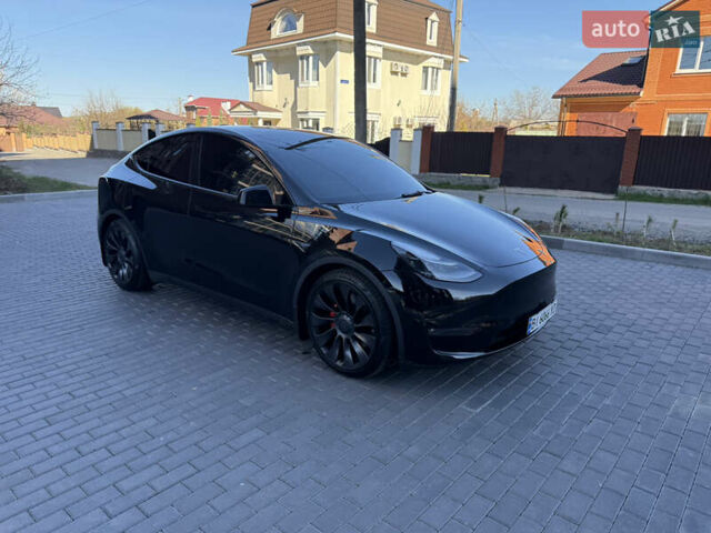 Черный Тесла Model Y, объемом двигателя 0 л и пробегом 68 тыс. км за 28500 $, фото 70 на Automoto.ua