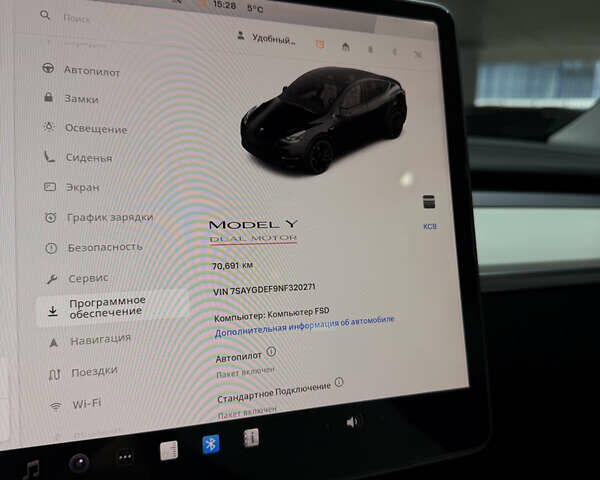 Черный Тесла Model Y, объемом двигателя 0 л и пробегом 70 тыс. км за 26900 $, фото 26 на Automoto.ua