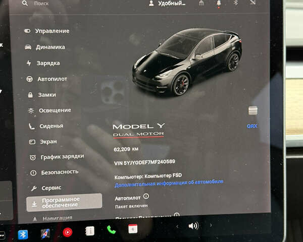 Чорний Тесла Model Y, об'ємом двигуна 0 л та пробігом 62 тис. км за 24999 $, фото 55 на Automoto.ua