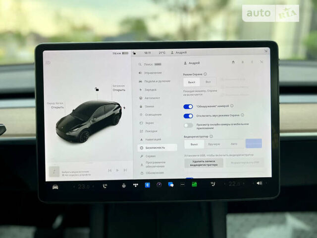 Черный Тесла Model Y, объемом двигателя 0 л и пробегом 21 тыс. км за 44000 $, фото 38 на Automoto.ua