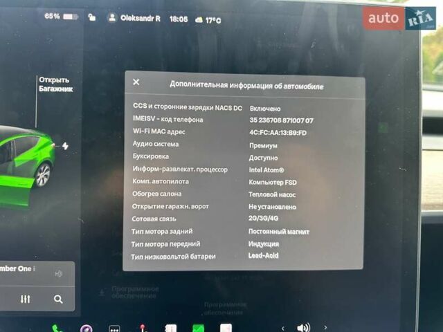 Черный Тесла Model Y, объемом двигателя 0 л и пробегом 113 тыс. км за 22800 $, фото 26 на Automoto.ua