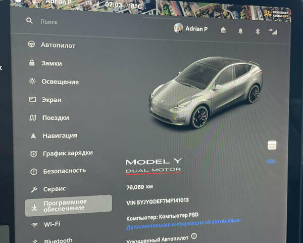 Черный Тесла Model Y, объемом двигателя 0 л и пробегом 77 тыс. км за 22700 $, фото 19 на Automoto.ua